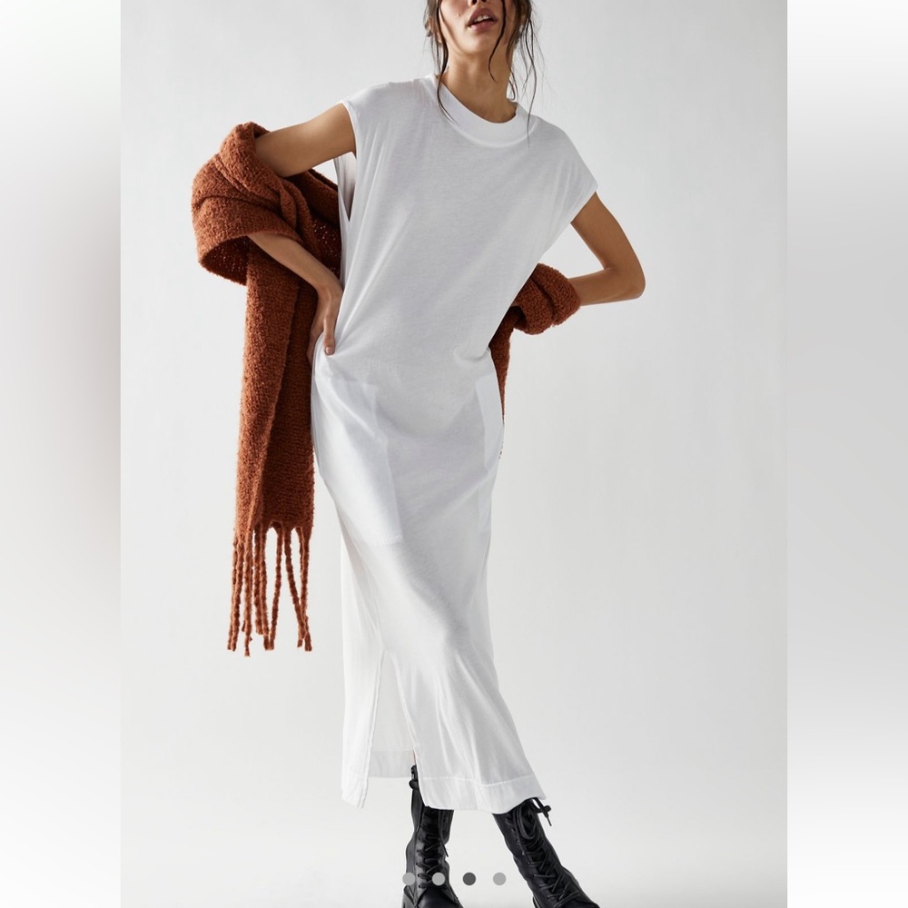 Free People All Day Midi Tee Dress